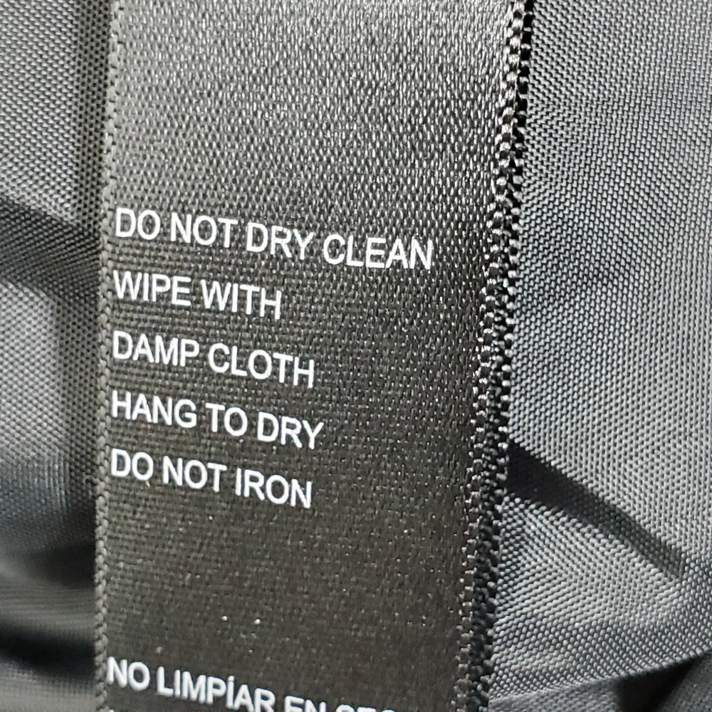Ambiance black faux leather diamond stitch design size small coat